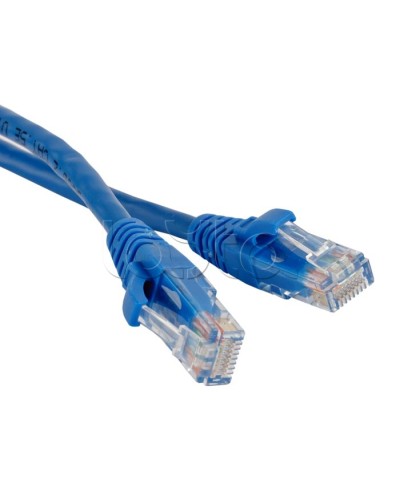 Патч-корд RJ45-RJ45, 4 пары, UTP, кат.5е, LSZH (5м) Hyperline PC-LPM-UTP-RJ45-RJ45-C5e-5M-LSZH-BL в Ставрополе Патчкорды (медные) Pintop.ru