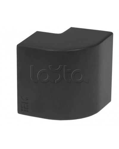 ELECOR Угол внешний КМН 60х40 черный (4шт/компл) IEK (EL-KK10D-N-060-040-K02) в Ставрополе Аксессуары для кабель-канала Pintop.ru