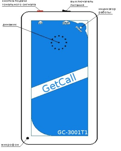 Устройство переговорное Getcall GC-3001T1 в Ставрополе Переговорные устройства Pintop.ru