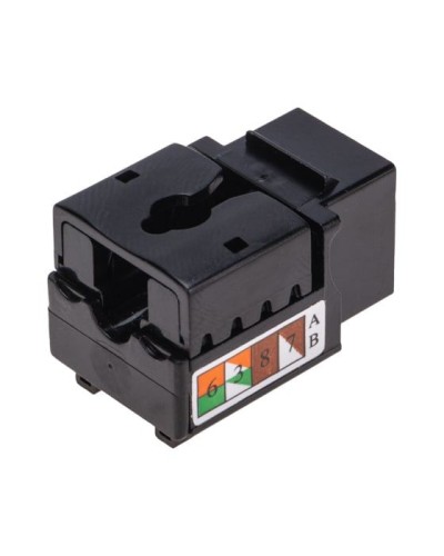 Модуль Keystone Jack RJ-45(8P8C), UTP неэкранированный, CAT 6, тип 90 градусов, черный REXANT PRO 02-0255 в Ставрополе Модули Keystone Pintop.ru
