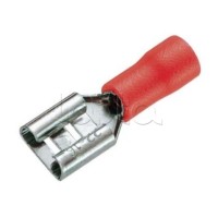 Клемма плоская изолированная 0.5-1.5 мм² (КПИ гнездо - 5.6мм) (100шт/уп) REXANT 08-0412