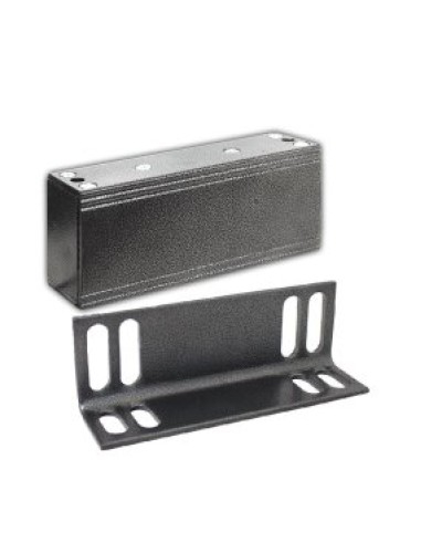 Замок электромагнитный Олевс М1-500 с уголком серебряный антик в Ставрополе Электромагнитные замки Pintop.ru