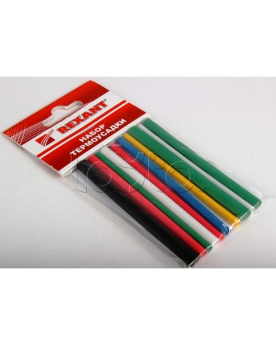 Набор термоусадочных трубок №1 (АВТО) (10шт/уп) REXANT 29-0101 в Ставрополе Аксессуары для кабель-канала Pintop.ru