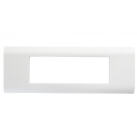 Рамка горизонтальная французский стандарт 6 модулей 45 × 22,5 мм, белый Eurolan (16M-00-26WT)