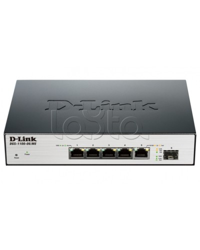 Коммутатор 6-портовый D-Link DGS-1100-06/ME/A1B в Ставрополе Коммутаторы Pintop.ru