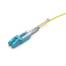 Патч-корд оптический дуплексный, LC-LC, для панелей высокой плотности, OM4, LSZH, 3 м, розовый LANMASTER LAN-2LC-2LC/OM4H-3.0