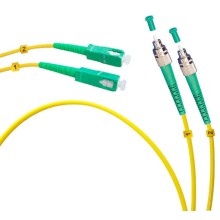 Шнур оптический duplex FC/APC-SC/APC 9/125 sm 20м LSZH Cabeus FOP(d)-9-FC/APC-SC/APC-20m