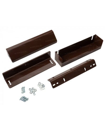 Комплект монтажный для замков ALM-300P и ALM-400P ALeko МК 300-400-IN (коричневый) в Ставрополе Дополнительное оборудование для СКУД Pintop.ru