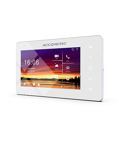 Видеодомофон 7 AccordTec AT-VD 710W K EXEL в Ставрополе Домофония Pintop.ru