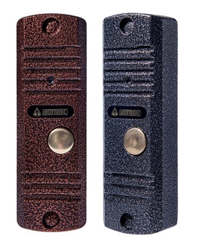 Панель вызывная накладная на 1 абонента Activision AVC-105 Panasonic (медь) в Ставрополе Вызывные аудиопанели малоабонентные Pintop.ru