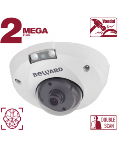 IP-камера видеонаблюдения антивандальная уличная купольная Beward B2530DMR в Ставрополе IP-камеры Pintop.ru
