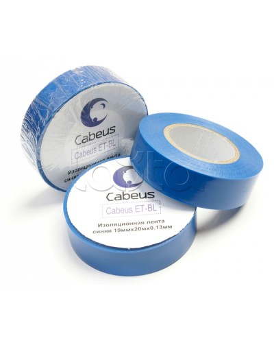 Лента изоляционная (синяя) Cabeus ET-BL в Ставрополе Аксессуары для кабель-канала Pintop.ru