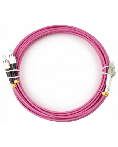 Шнур оптический duplex LC-FC 50/125 mm OM4 15м LSZH Cabeus FOP-50-OM4-LC-FC-15m в Ставрополе Патч-корды оптические Pintop.ru