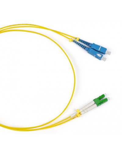 Шнур оптический duplex LC/APC-SC/UPC 9/125 sm 2м LSZH Cabeus FOP(d)-9-LC/APC-SC/UPC-2m в Ставрополе Патч-корды оптические Pintop.ru