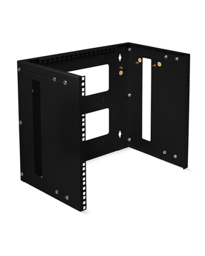 Кронштейн настенный 19 9U, цвет черный Cabeus NC-9U-BK в Ставрополе Аксессуары для стоек и шкафов Pintop.ru