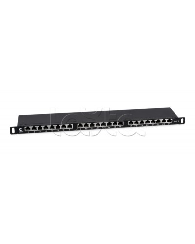 Патч-панель 19 (0,5U) 24 порта RJ-45 кат.6а (экран) Cabeus (PLHD-24-Cat.6a-SH-Dual-0,5U) в Ставрополе Патч панель Pintop.ru