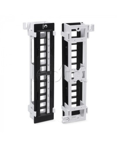 Патч-панель настенная 12 портов без модулей Cabeus (PLB-12-WL) в Ставрополе Патч панель Pintop.ru