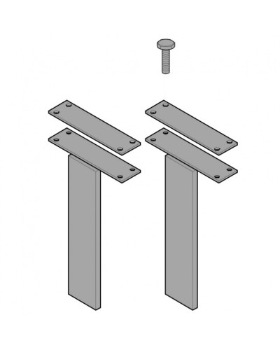 Кронштейны крепления створок C003 Came 119RICX014 в Ставрополе Запчасти для шлагбаумов и автоматики Pintop.ru