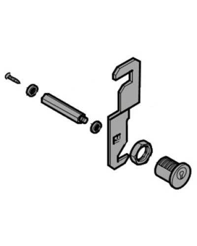 Замок дверцы G4040 Came 119RIG411 в Ставрополе Запчасти для шлагбаумов и автоматики Pintop.ru