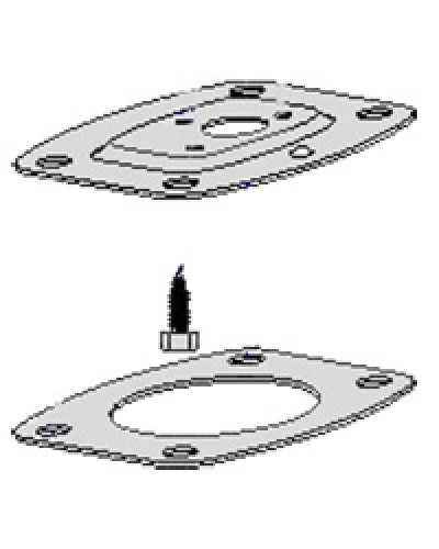 Монтажное основание стойки с анкерами DIR-L DIR-LNCame 119RIR146 в Ставрополе Запчасти для шлагбаумов и автоматики Pintop.ru