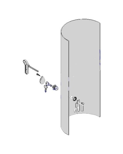 Крышка с замком разблокировки CAT-X Came 119RIX012 в Ставрополе Запчасти для шлагбаумов и автоматики Pintop.ru