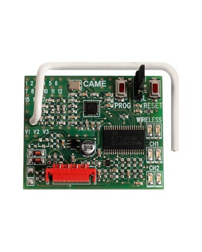 Встраиваемая плата радиоканала для беспроводных устройств системы RIO v2.0 Came RIOCN8WS в Ставрополе Устройства радиоуправления для шлагбаумов и автоматики Pintop.ru