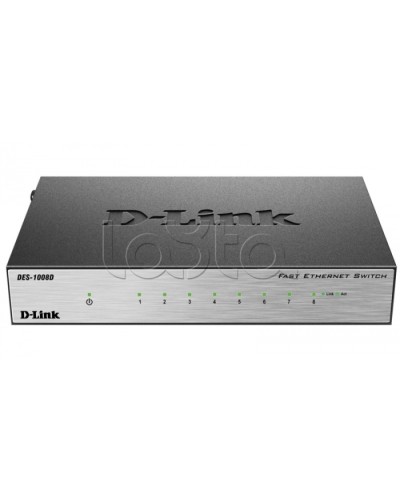 Коммутатор D-Link DES-1008D/L2B в Ставрополе Коммутаторы Pintop.ru