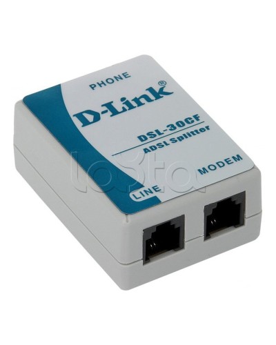 Сплиттер ADSL D-Link DSL-30CF/RS в Ставрополе Маршрутизаторы, Роутеры и Точки Доступа Pintop.ru