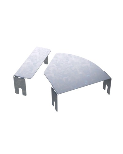 Крышка на горизонтальный изменяемый угол СРО 0-45град. 100, 1,2 мм DKC (SKVN100) в Ставрополе Аксессуары для лотков Pintop.ru