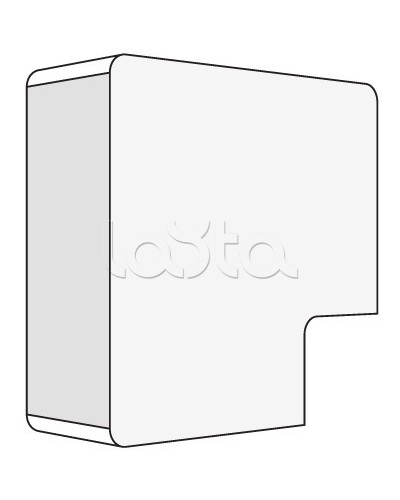 Угол плоский для миниканалов TMC AMP 50x20 DKC 00654 в Ставрополе Аксессуары для кабель-канала Pintop.ru