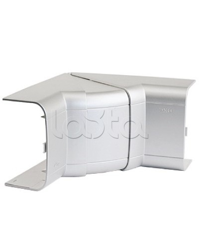 Угол внутренний 110х50 мм, изменяемый 70-120°, цвет серый металлик DKC 01051G в Ставрополе Аксессуары для кабель-канала Pintop.ru