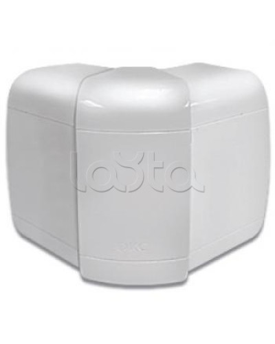 Угол внешний 140х50 мм, изменяемый 80-120°, цвет серый металлик DKC 01452G в Ставрополе Аксессуары для кабель-канала Pintop.ru