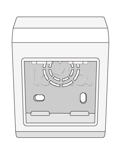 Коробка монтажная под 2 модуля 45x45 мм PDM DKC 10013 в Ставрополе Аксессуары для кабель-канала Pintop.ru