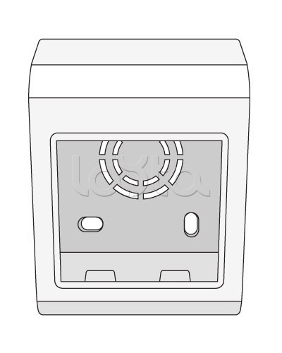 Коробка монтажная под 2 модуля VIVA PDD DKC 10033 в Ставрополе Аксессуары для кабель-канала Pintop.ru