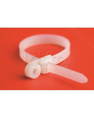 Хомут P6.6 с основанием, белый, 4,8x200 DKC 252205-M в Ставрополе Стяжки-хомуты Pintop.ru