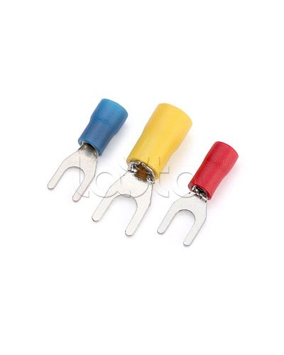 Наконечник вилочный с изолир.фланцем 1,5-2,5 кв.мм 4,1 мм (НВИ) DKC 2B14P в Ставрополе Крепежные изделия Pintop.ru