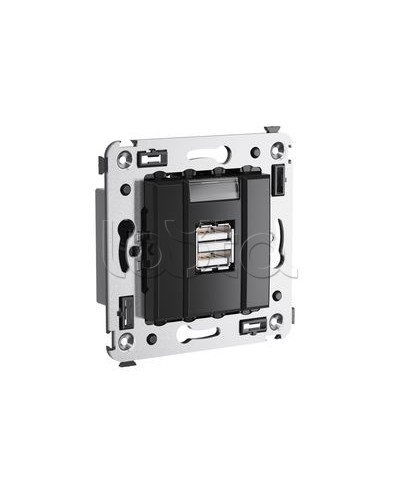 Устройство зарядное Avanti, Черный квадрат DKC 4402543 в Ставрополе Блоки розеток Pintop.ru