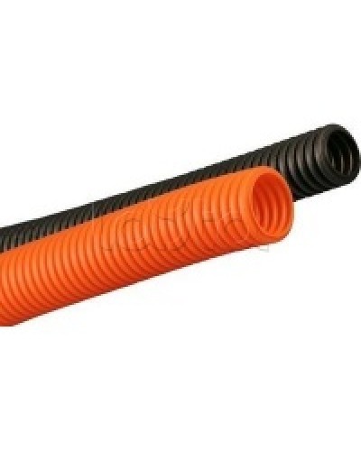 Труба гофрированная ПНД 25 мм лёгкая без протяжки цвет оранжевый DKC 70925 в Ставрополе Труба гофрированная Pintop.ru