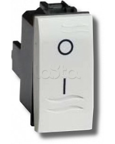 Выключатель двухполюсный белый 1 мод в Ставрополе Аксессуары для стоек и шкафов Pintop.ru