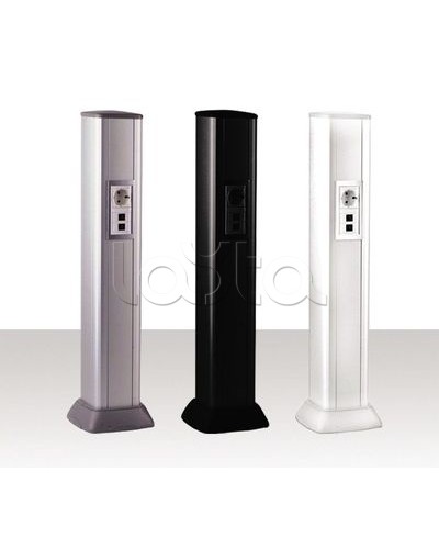 Колонна алюминевая 0,71 м, цвет черный DKC 09593 в Ставрополе Аксессуары для стоек и шкафов Pintop.ru