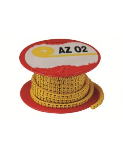 Колечко маркировочное V, 2.5-4мм. черное на желтом DKC AZO3VVBY в Ставрополе Аксессуары для кабель-канала Pintop.ru