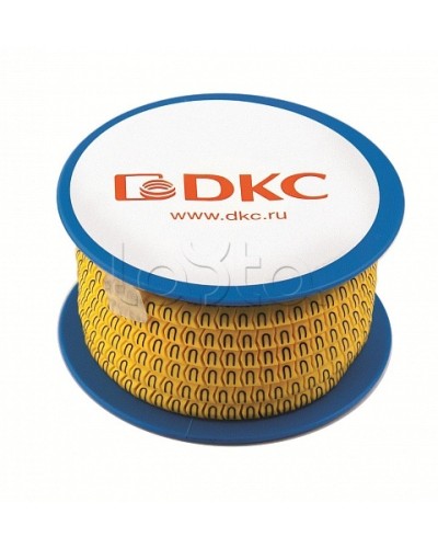 Колечко маркировочное A, 4-8мм. черное на желтом DKC AZS4AABY в Ставрополе Крепежные изделия Pintop.ru