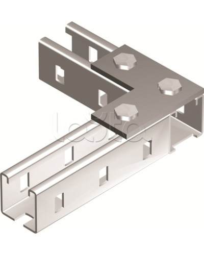 Пластина соединительная L-обр., длина 90х90 мм, 3отв., горячеоцинкованная DKC BMD1021HDZ в Ставрополе Крепежные изделия Pintop.ru