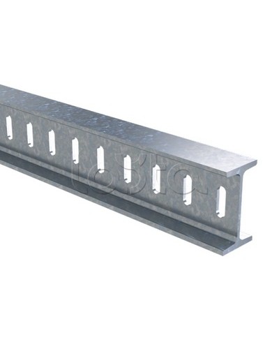 Профиль I-образный 50х100, L2000, толщ.4,5 мм, горячеоцинкованный DKC BPM5020HDZ в Ставрополе Аксессуары для стоек и шкафов Pintop.ru