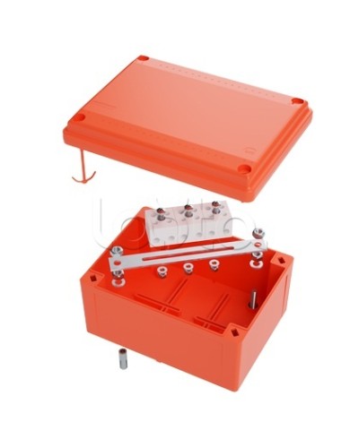 Коробка пластиковая FS с гладкими стенками и клеммниками DKC IP56 100х100х50мм FSB10404 в Ставрополе Распределительные коробки Pintop.ru