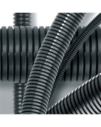 Труба гофрированная DN17мм, ПВ-2, д. вн. 16,8 мм, д. нар. 21,2 мм, полиамид 6 DKC (PA601721F2) в Ставрополе Труба гофрированная Pintop.ru