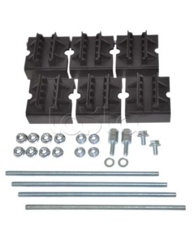 Набор держателей, для шин толщиной 5мм, 1-2 шины на полюс, 3 полюса DKC R5BSEV2/5T в Ставрополе Повороты, муфты, тройники Pintop.ru