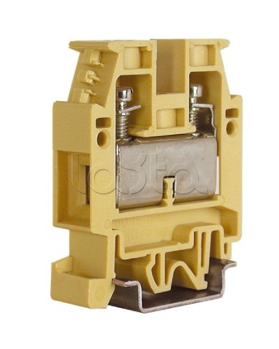 зажим бежевый 16 кв.мм DKC ZCB510 в Ставрополе Аксессуары для стоек и шкафов Pintop.ru