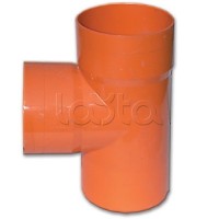 Тройник для двустенных труб, 90 град., полипропилен,д.200 мм DKC (020200)