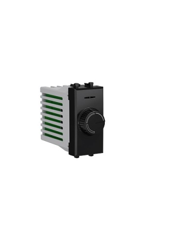 Диммер поворотный Черный квадрат, Avanti, 16A, 1 мод. DKC 4402131 в Ставрополе Аксессуары для стоек и шкафов Pintop.ru